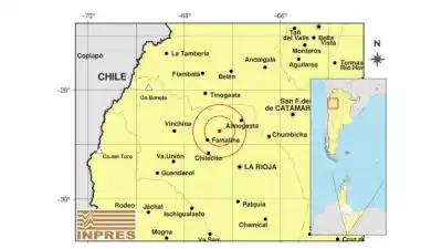 Un sismo de magnitud 5.4 sacudió La Rioja en la madrugada: dónde fue el epicentro