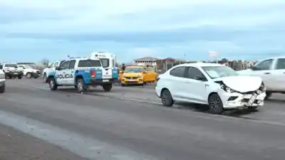 Choque entre un taxi y un auto en la Autovía Norte: el dato que preocupa a los que pasan por ahí