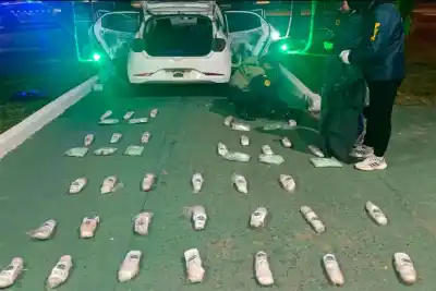 Un perro detector los delató en el control y lo que hallaron adentro de los autos dejó a todos mudos