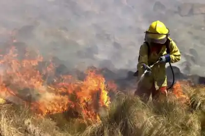 Merlo se prepara para un congreso internacional sobre incendios: lo que se viene