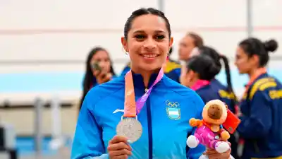 La beltranense que se subió al podio suramericano y confesó: "Empecé con el pie izquierdo"