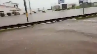 ¿Siete minutos de caos? La tormenta que paralizó una ciudad costera
