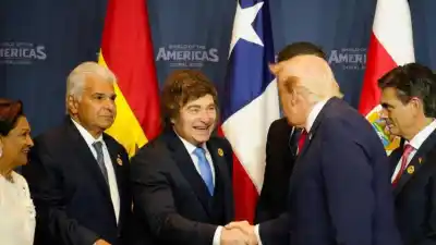 Milei analiza sumar 18 bandas a la lista negra que le pidió Trump
