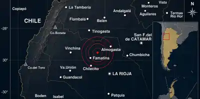 Un temblor de 5,4° sacudió La Rioja y llegó hasta Tucumán: dónde se sintió más fuerte