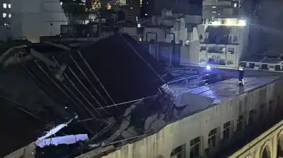 Un estruendo nocturno en Monserrat: evacuaron a decenas tras incidente en edificio clave