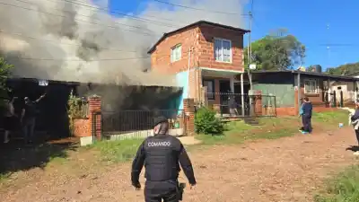 Incendió la casa de su expareja en Eldorado y la Policía lo encontró donde menos esperaban