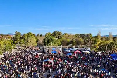 Cruz del Eje sopló 291 velitas y el intendente se guardó un anuncio para el final