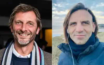 Volvían de una inspección en Mar del Plata y la camioneta terminó en el cantero central