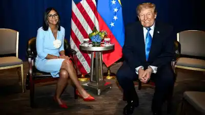 Trump y Delcy Rodríguez hablaron 15 minutos a puertas cerradas: lo que quedó sin decir