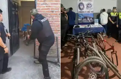 Allanaron una casa en Lomas de Tafí y se toparon con un arsenal inesperado