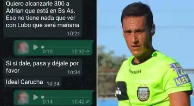 Nuevos chats revelan presuntos arreglos en el fútbol argentino: un árbitro más queda en la mira
