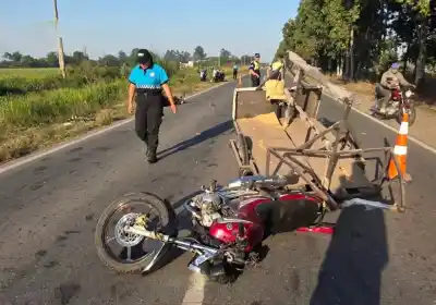 Chocaron dos motos en la ruta 308: el dato que nadie puede confirmar todavía