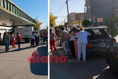El coche fúnebre entró hasta la guardia del Hospital Regional: el último adiós a una trabajadora muy querida
