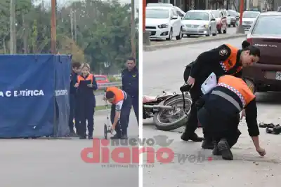 Dos motos, dos choques y una misma tarde trágica en Santiago del Estero