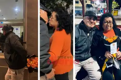 Esperaba sus flores amarillas y él apareció con el ramo en la puerta