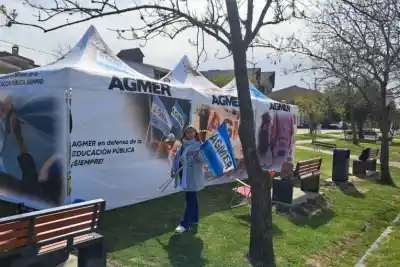 AGMER llevó su escuela itinerante al sur entrerriano: qué se debate puertas adentro
