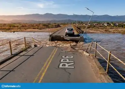 El puente que une a Guachipas con el resto de Salta ya cumplió su vida útil y nadie lo repara