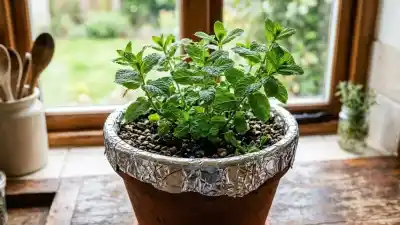 Un truco casero con papel aluminio que transforma el cuidado de tus plantas