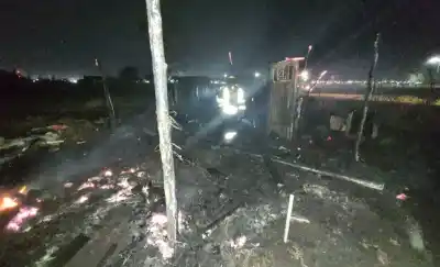Un desperfecto en la cocina desató el infierno: la casilla quedó reducida a cenizas