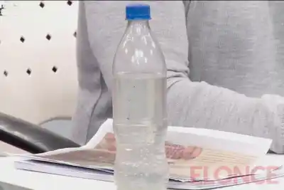 Llevaron a la TV un vaso con el agua que toman en Oro Verde y nadie se anima a decir qué encontraron