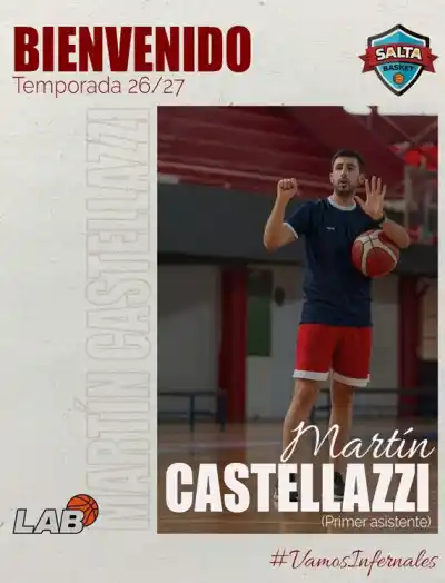 Dejó el básquet a los 5 años por problemas de salud: hoy es pieza clave del cuerpo técnico de Salta Basket