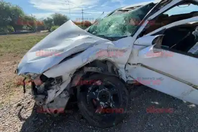 Iba por la Ruta 16, frenó en la banquina y giró en "U" sin mirar: el impacto fue brutal