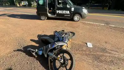 Ruta 12: chocó una Fiorino y una moto, y la que terminó en el hospital fue ella