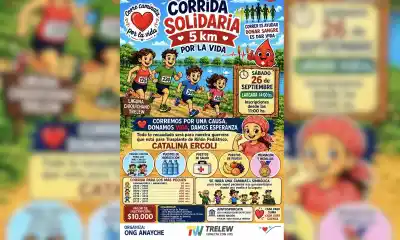 Trelew: la carrera solidaria que moviliza a una nena de 4 años y a toda una ciudad