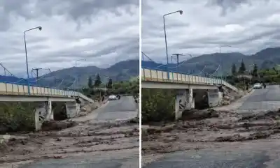 Una intensa tormenta provoca crecidas repentinas en ríos de la zona: así reaccionaron los vecinos