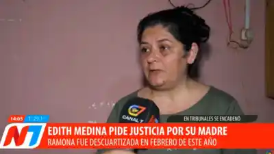 Se encadenó en Tribunales para exigir justicia por su mamá: lo que le dijeron sobre las pericias la dejó helada