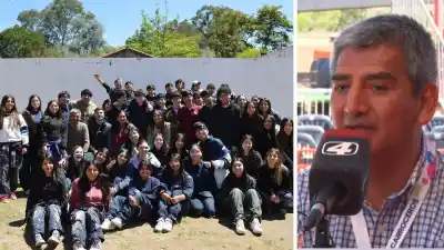 El profe que armó la carroza del Fasta y recibió un regalo que no esperaba