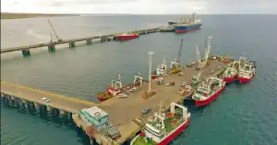 El puerto de Santa Cruz que movió 28 millones de kilos más en un año