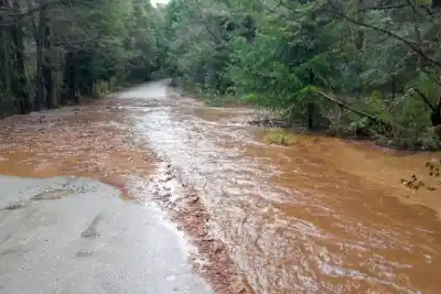 El agua se llevó rutas y accesos en el sur neuquino: los tramos que quedaron intransitables
