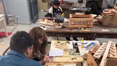 Chimbas: la escuela que abre sus talleres al público y sorprende con lo que producen sus alumnos
