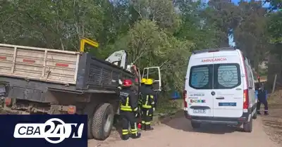 Manejaba su camión por Embalse cuando sufrió una descompensación: el desenlace que nadie esperaba