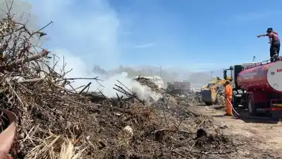 El fuego apareció en el canchón de Cerrillos y los bomberos no dudaron: mirá cómo terminó todo