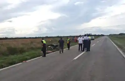 Choque en ruta nacional deja una víctima fatal y dos heridos: los detalles del trágico accidente