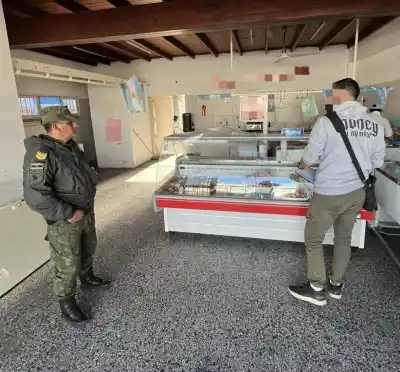 Entraron a una carnicería de Goya y no podían creer lo que había atrás del mostrador