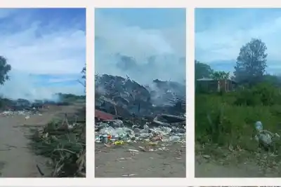 El humo del basural de Carolina los tiene encerrados: qué pasa cuando sopla el viento