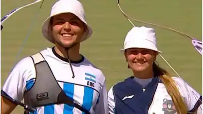 Tiro con arco: la dupla argentina que se metió entre las mejores y se colgó una medalla