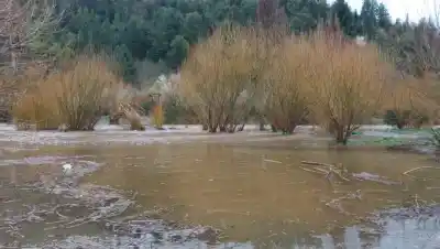 Ríos de la cordillera rionegrina se salieron de cauce: el detalle que preocupa a El Bolsón