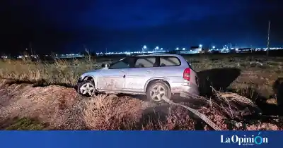 Perdió el control del auto en Pico Truncado y lo que encontró el test lo complicó todo