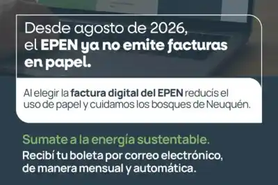 El EPEN dejó de mandar 106 mil facturas en papel: qué gana y qué pierde el usuario