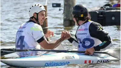 Tres palistas argentinos se llevaron algo más que una medalla de Santa Fe