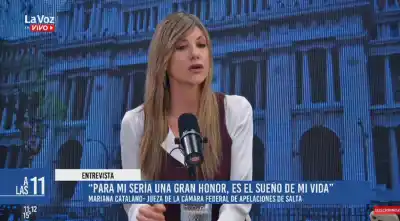 La jueza salteña que sueña con la Corte Suprema: "Es el sueño de mi vida"