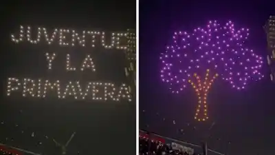 El cielo de Jujuy se iluminó tras la coronación: el mensaje que dejaron los drones