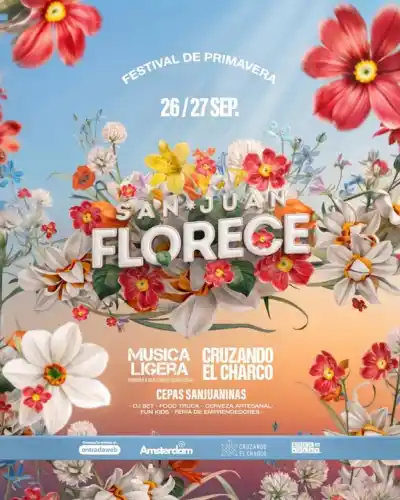 San Juan Florece: dos días de música y una grilla que no te vas a querer perder