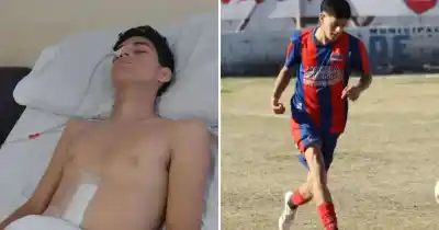 Estuvo un mes internado y dos veces en el quirófano: el jugador de Villa Obrera que volvió a casa