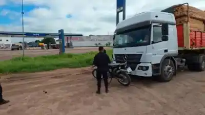 Paró a comprar en la Ruta 34 y no creyó lo que vio por el espejo al volver