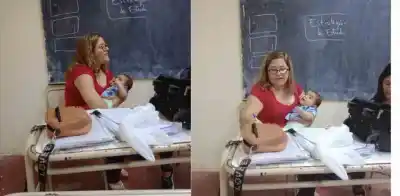 IES Monteros: “Profesora cuidó al bebé de su alumna en plena clase”